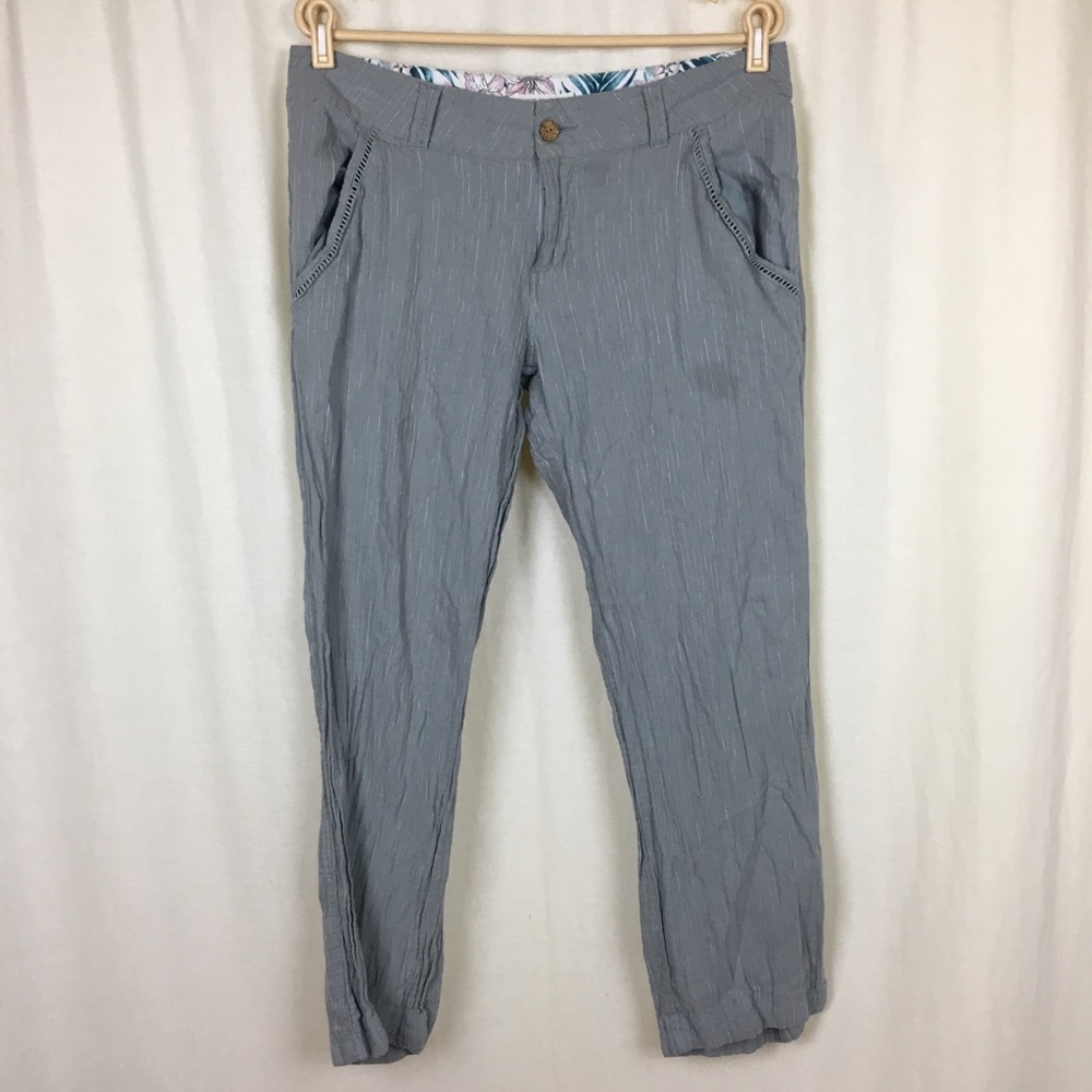 Mountain Khakis Womens 10 seaside Pants Gray